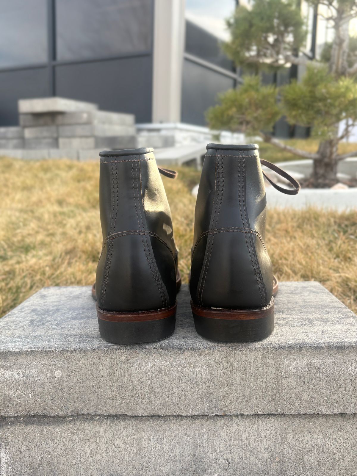 Photo by leafjar77 on March 8, 2026 of the Red Wing Beckman Flatbox in S.B. Foot Black Klondike.