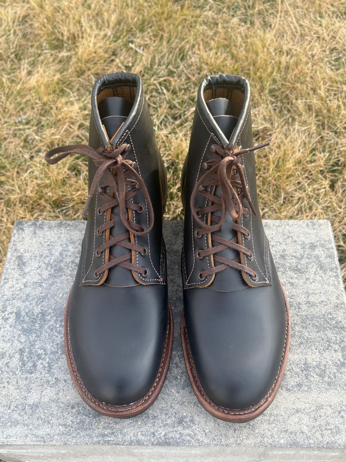 Photo by leafjar77 on March 8, 2026 of the Red Wing Beckman Flatbox in S.B. Foot Black Klondike.