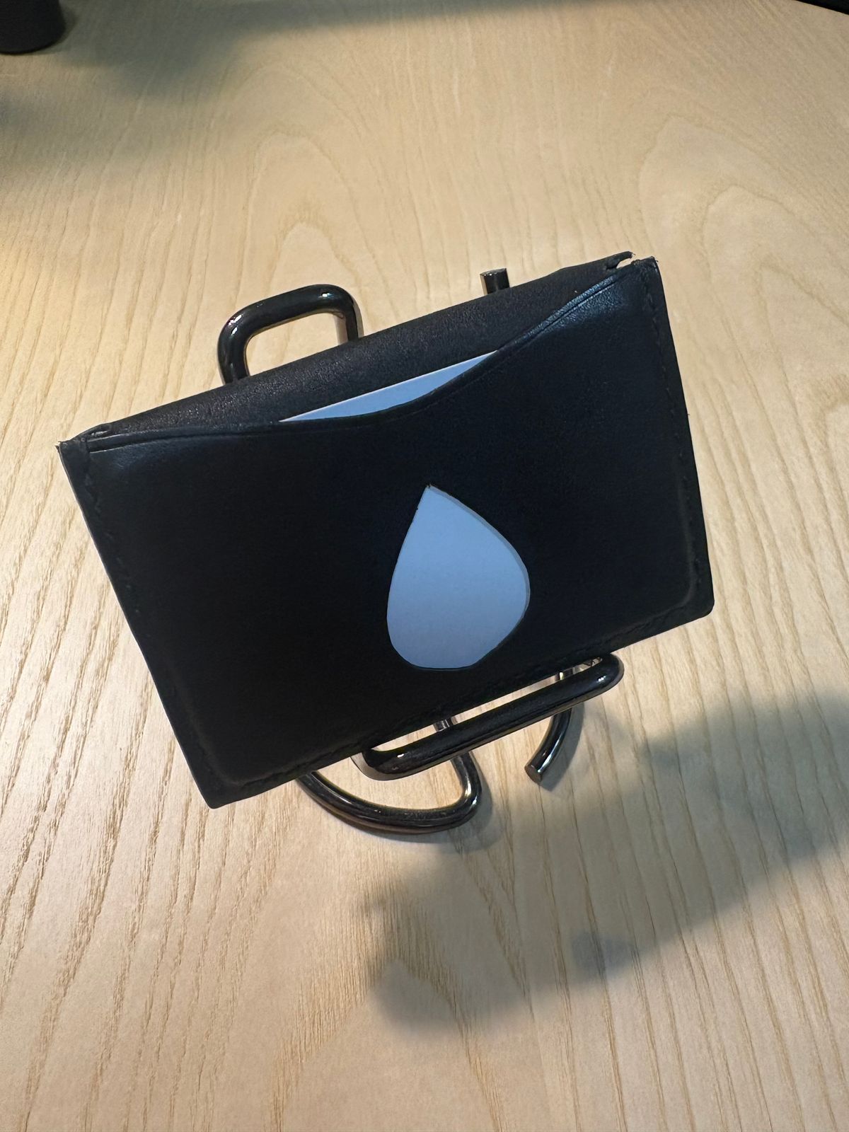 Photo by leafjar77 on September 21, 2025 of the Self-Made Wallet V01 in Badalassi Carlo Black Pueblo.