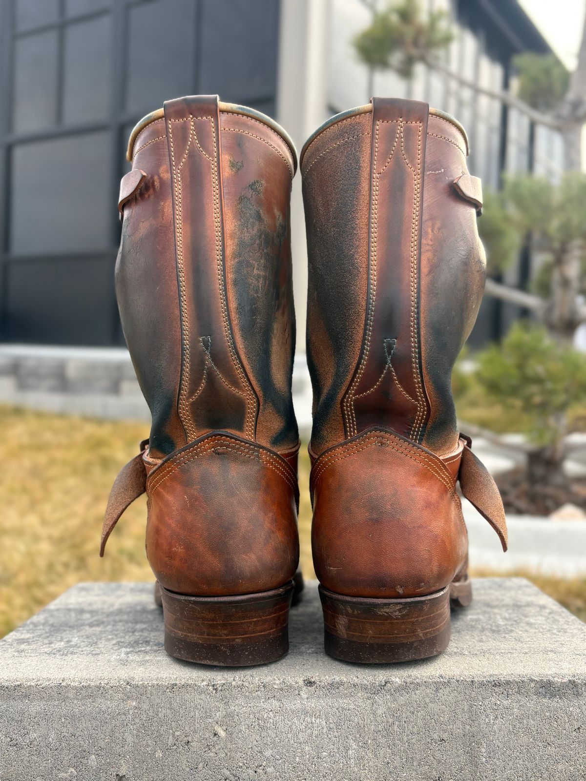 Photo by leafjar77 on March 5, 2026 of the Unsung U 22-2 Engineer Boot in Maryam Natural Rovescio Sego.