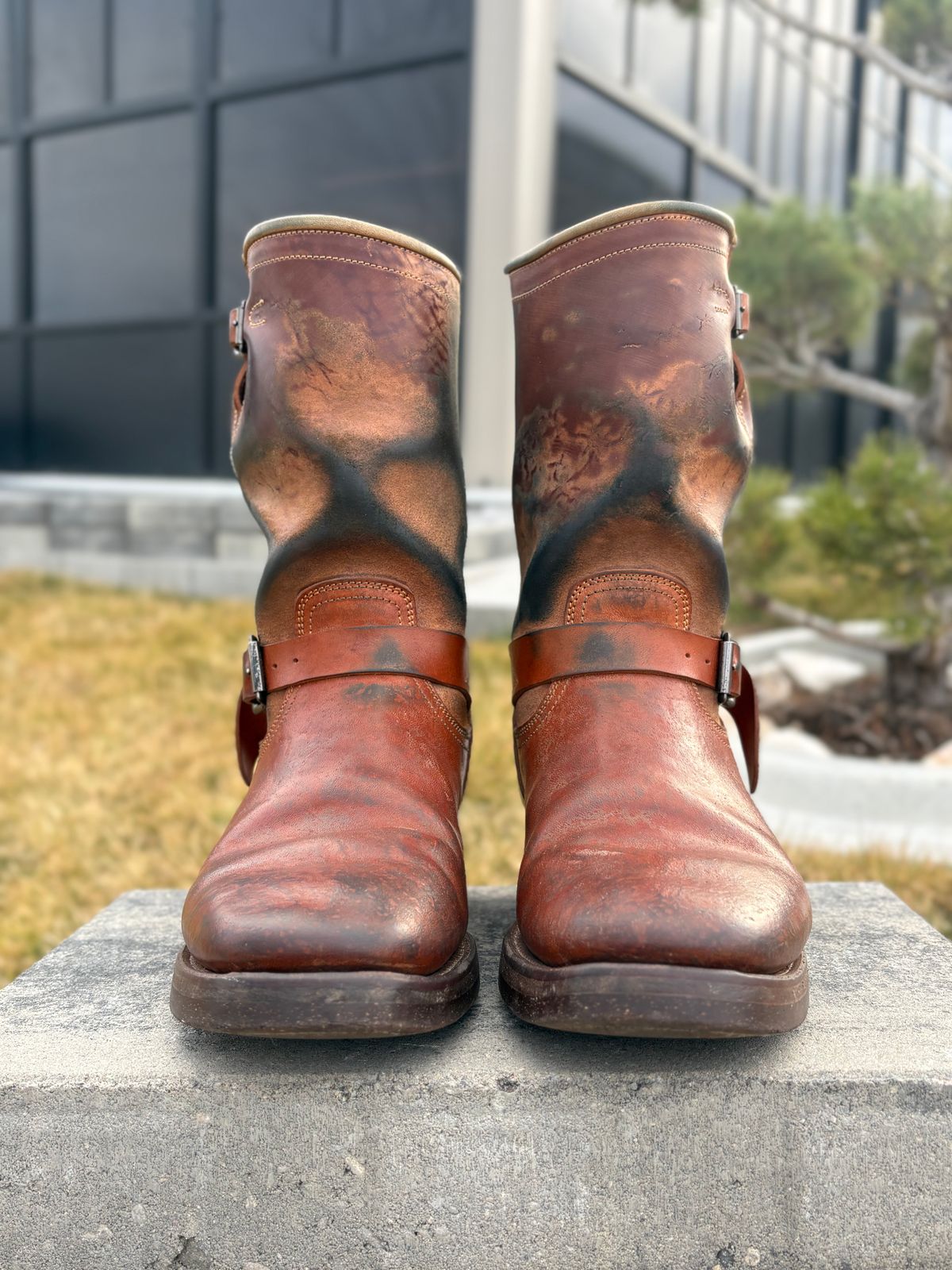 Photo by leafjar77 on March 5, 2026 of the Unsung U 22-2 Engineer Boot in Maryam Natural Rovescio Sego.