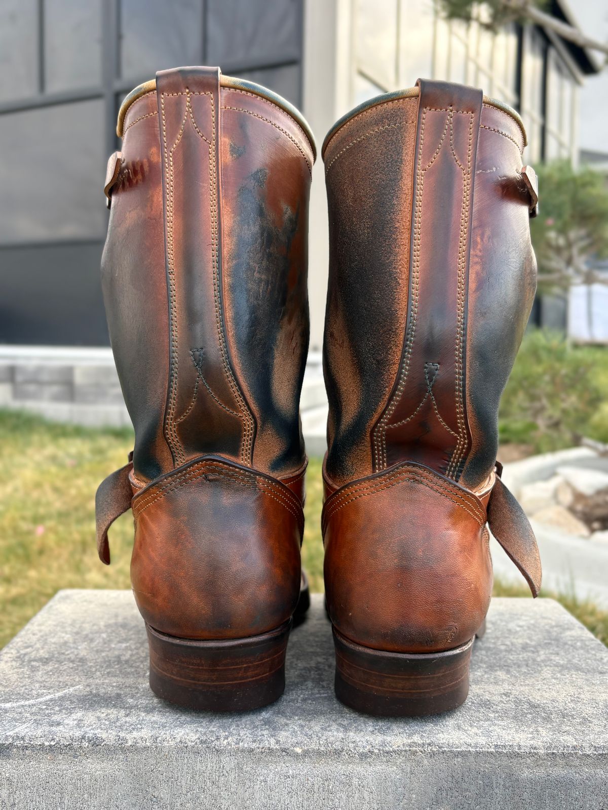 Photo by leafjar77 on March 30, 2026 of the Unsung U 22-2 Engineer Boot in Maryam Natural Rovescio Sego.