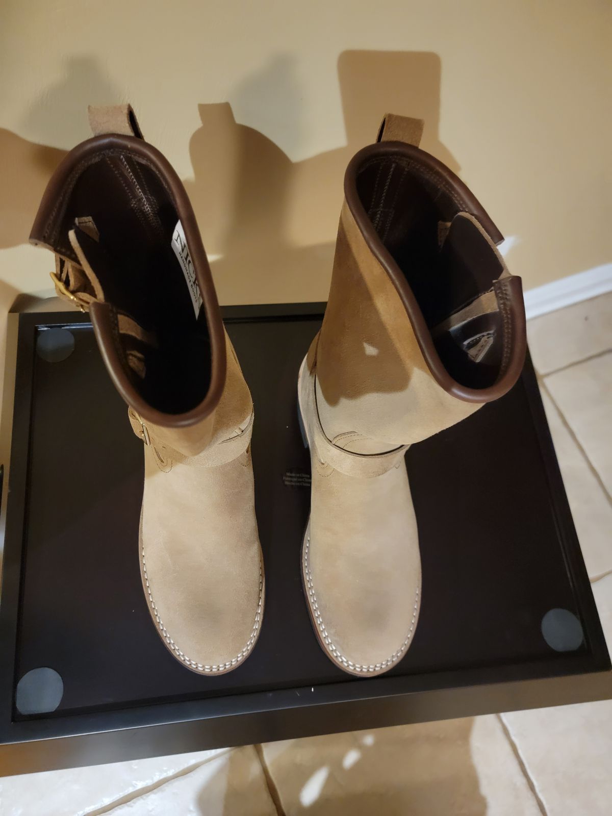 Photo by Tridog on October 1, 2025 of the Nicks Brakeman in Brown CXL Roughout.