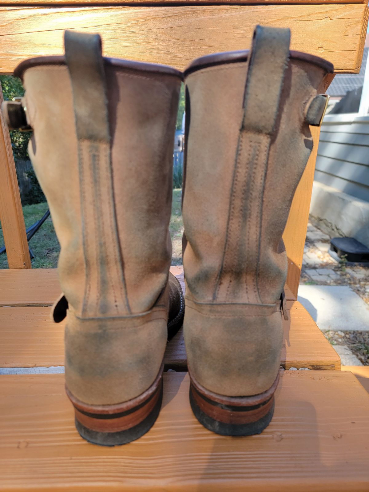 Photo by Tridog on November 1, 2025 of the Nicks Brakeman in Brown CXL Roughout.