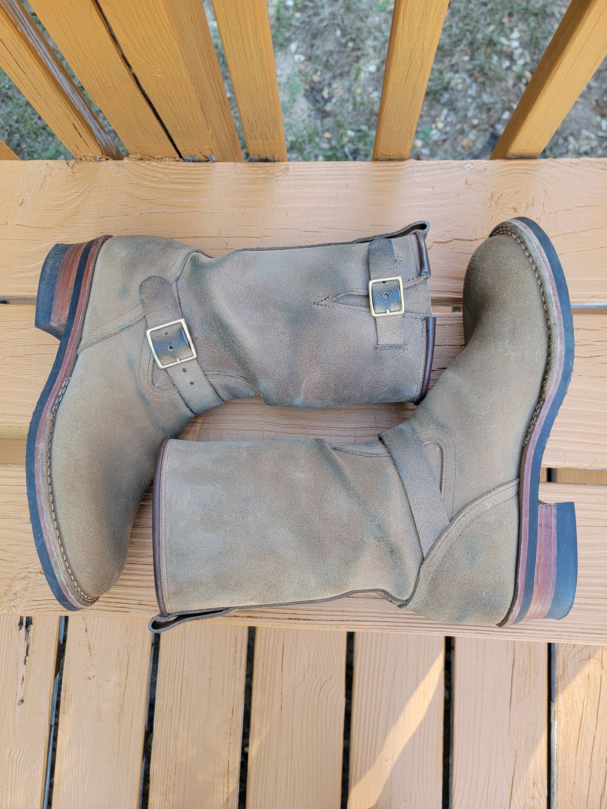 Photo by Tridog on November 1, 2025 of the Nicks Brakeman in Brown CXL Roughout.