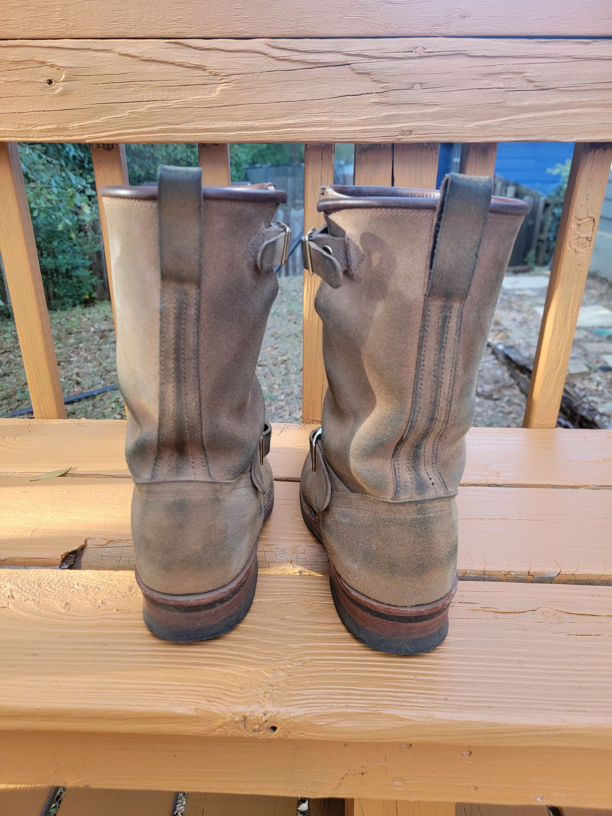 Photo by Tridog on December 2, 2025 of the Nicks Brakeman in Brown CXL Roughout.