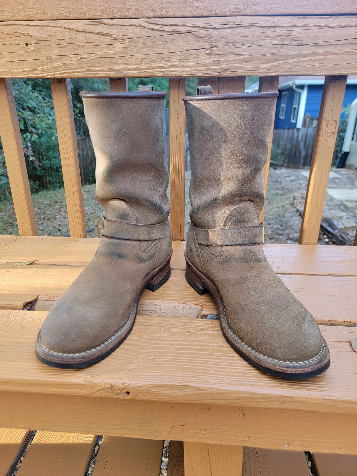 Photo by Tridog on December 2, 2025 of the Nicks Brakeman in Brown CXL Roughout.