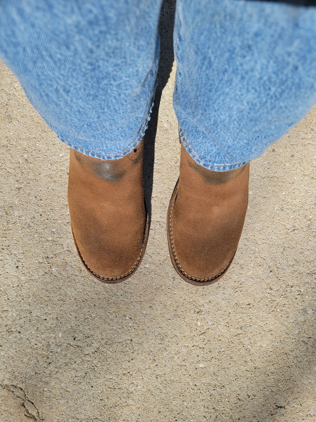 Photo by Tridog on February 1, 2026 of the Nicks Brakeman in Brown CXL Roughout.