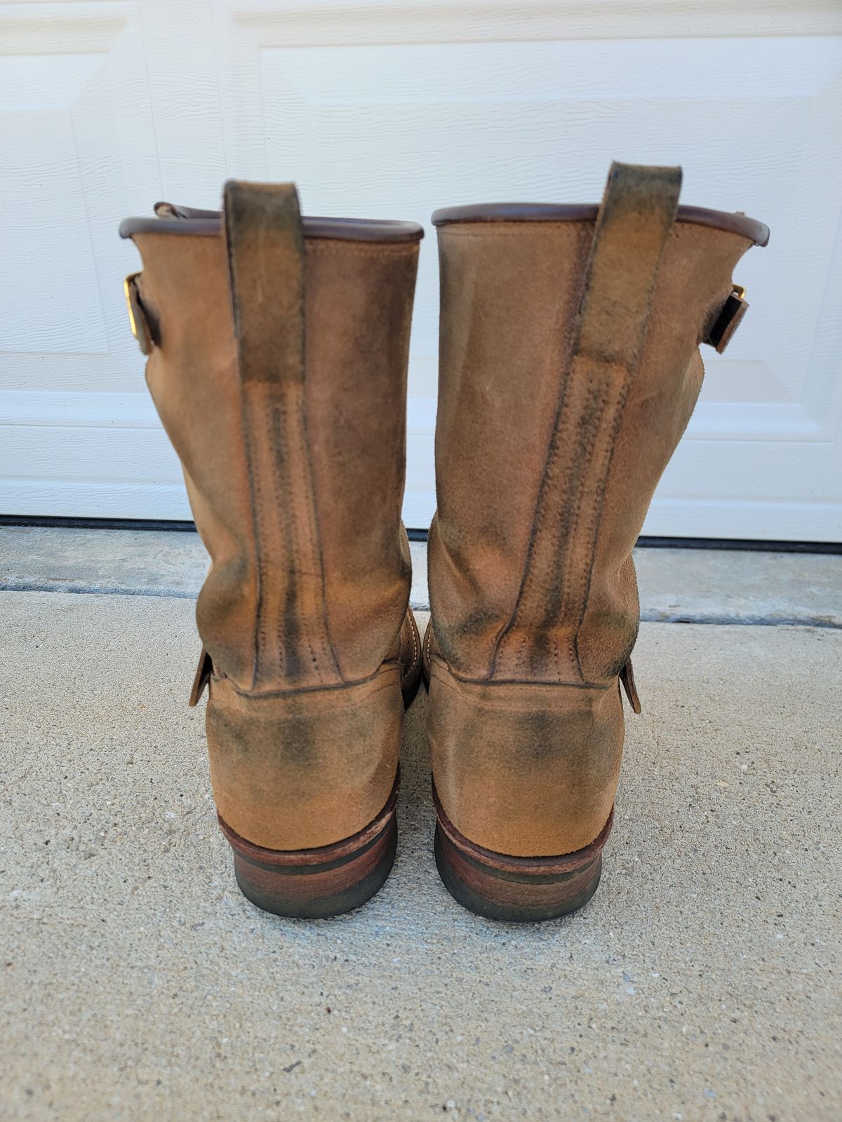 Photo by Tridog on February 1, 2026 of the Nicks Brakeman in Brown CXL Roughout.