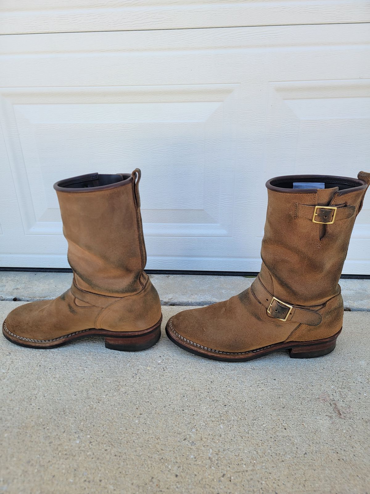 Photo by Tridog on February 1, 2026 of the Nicks Brakeman in Brown CXL Roughout.