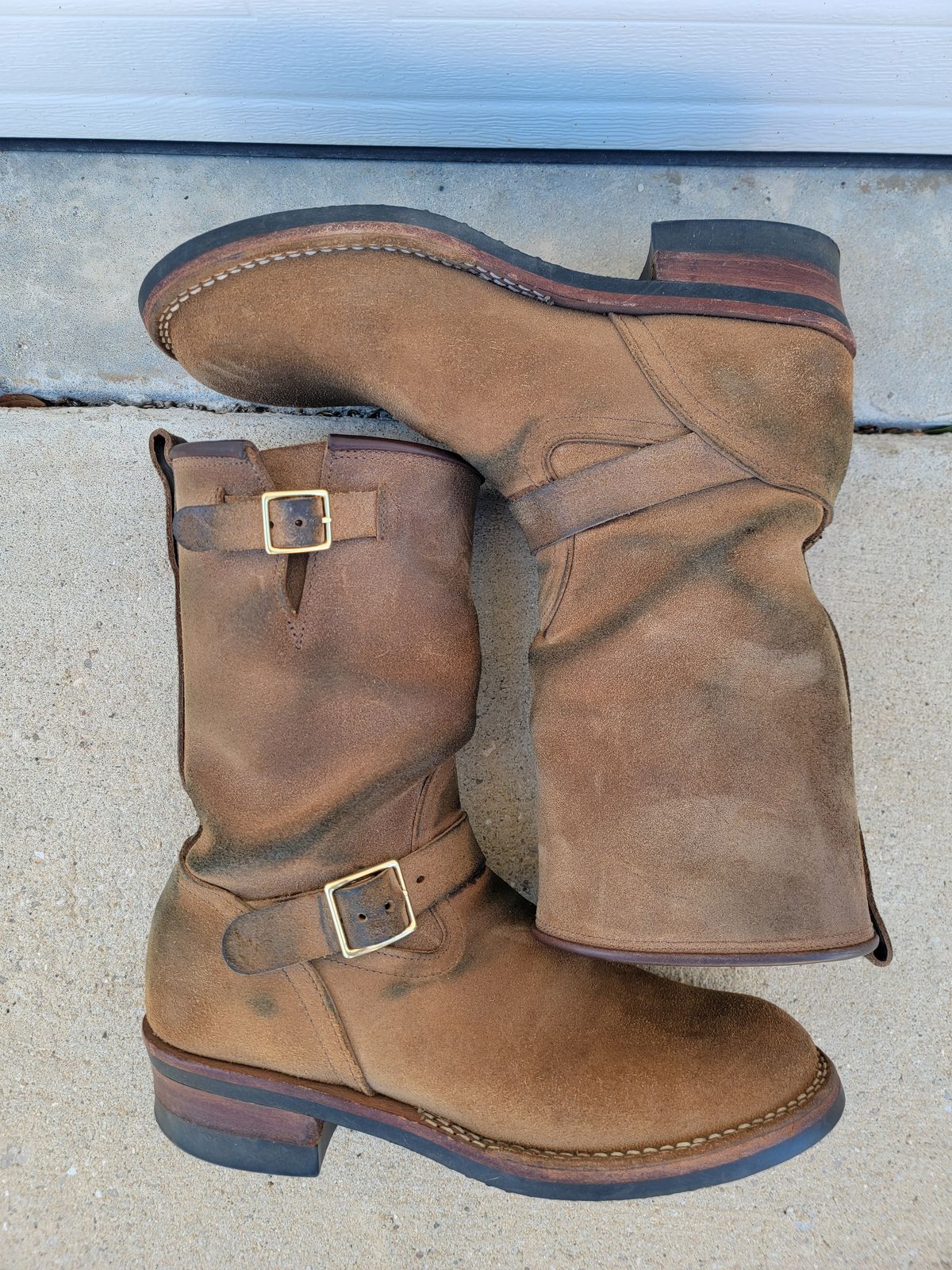 Photo by Tridog on February 1, 2026 of the Nicks Brakeman in Brown CXL Roughout.