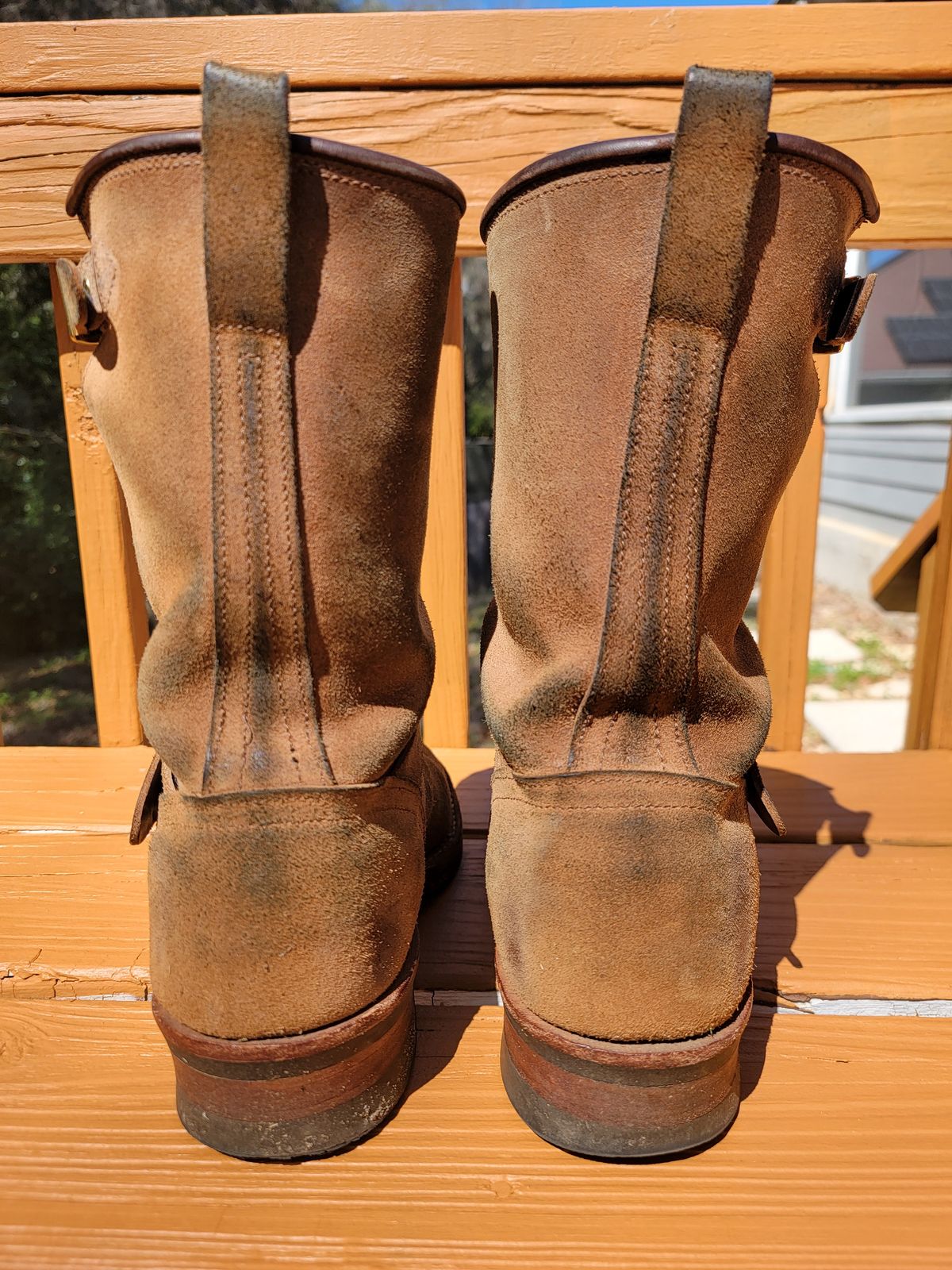 Photo by Tridog on March 1, 2026 of the Nicks Brakeman in Brown CXL Roughout.