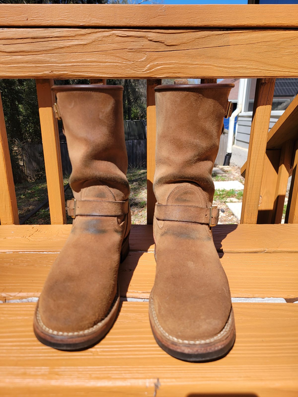 Photo by Tridog on March 1, 2026 of the Nicks Brakeman in Brown CXL Roughout.