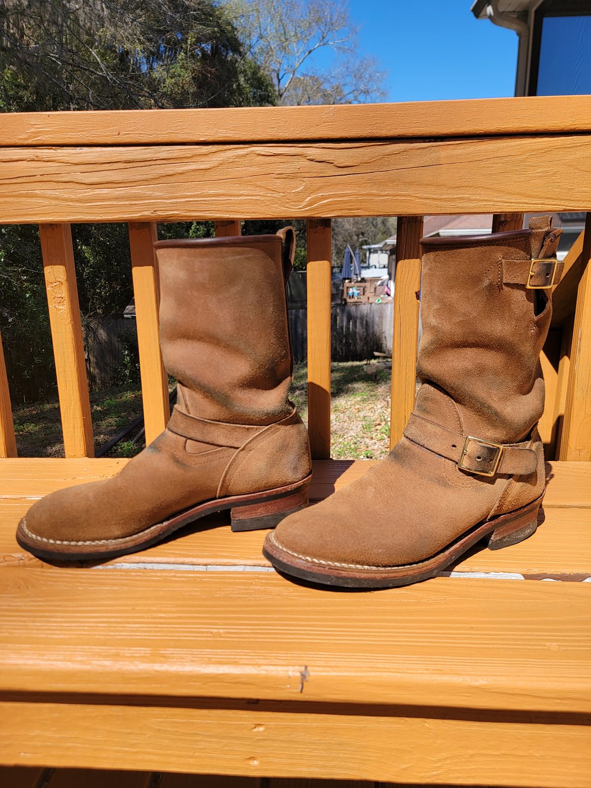 Photo by Tridog on March 1, 2026 of the Nicks Brakeman in Brown CXL Roughout.