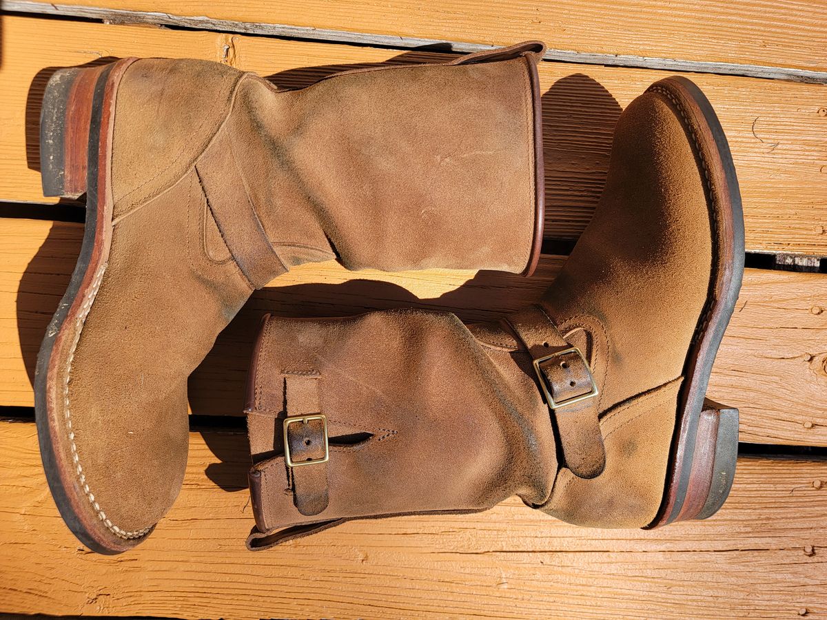 Photo by Tridog on March 1, 2026 of the Nicks Brakeman in Brown CXL Roughout.