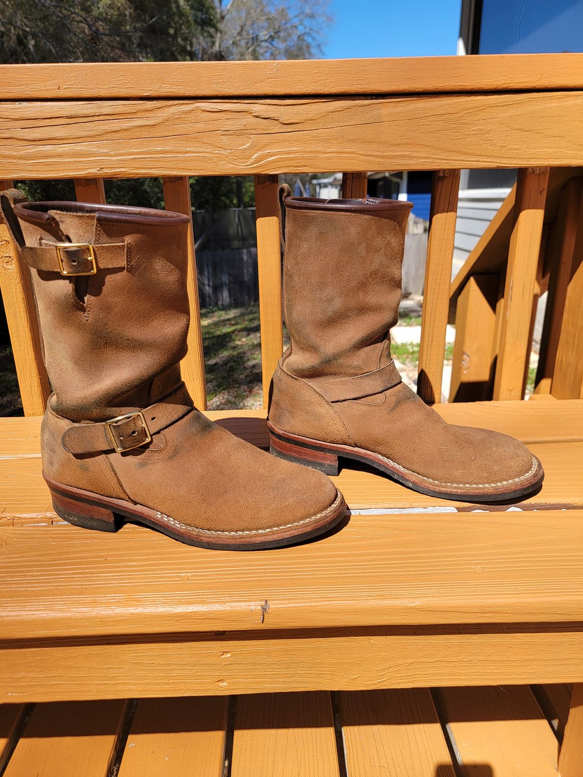 Photo by Tridog on March 1, 2026 of the Nicks Brakeman in Brown CXL Roughout.