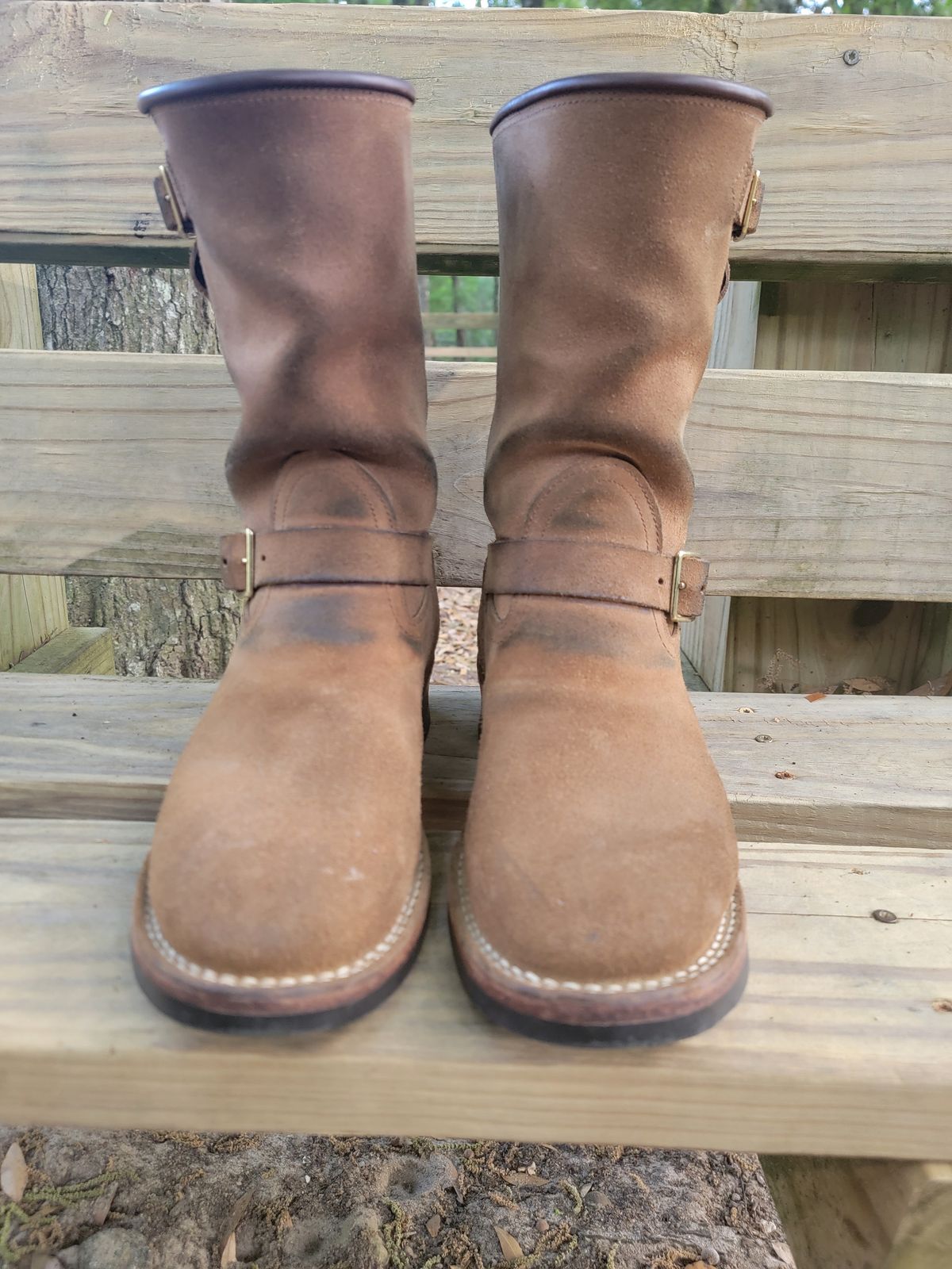 Photo by Tridog on April 4, 2026 of the Nicks Brakeman in Brown CXL Roughout.