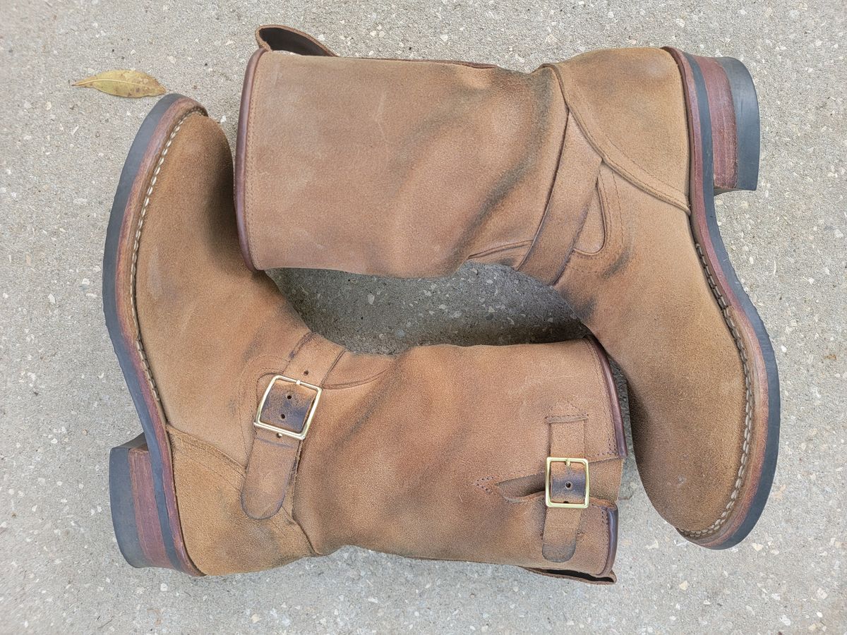 Photo by Tridog on April 4, 2026 of the Nicks Brakeman in Brown CXL Roughout.