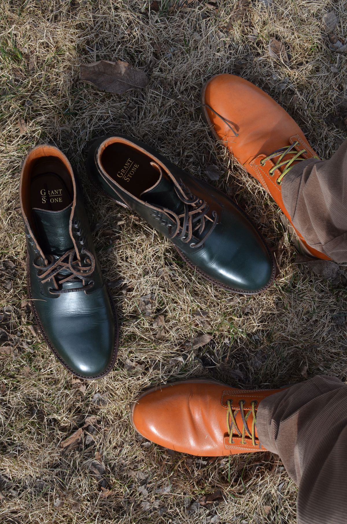 Photo by VladKniaz. on January 15, 2011 of the Grant Stone Diesel Boot in Horween Navy Chromexcel.