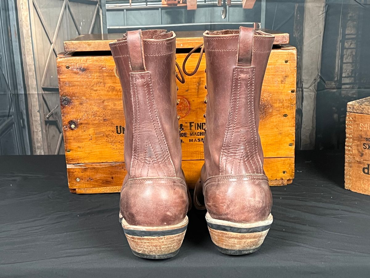 Photo by dieseldoc25 on December 2, 2025 of the Nicks Packer in Horween Timber Roanoke.