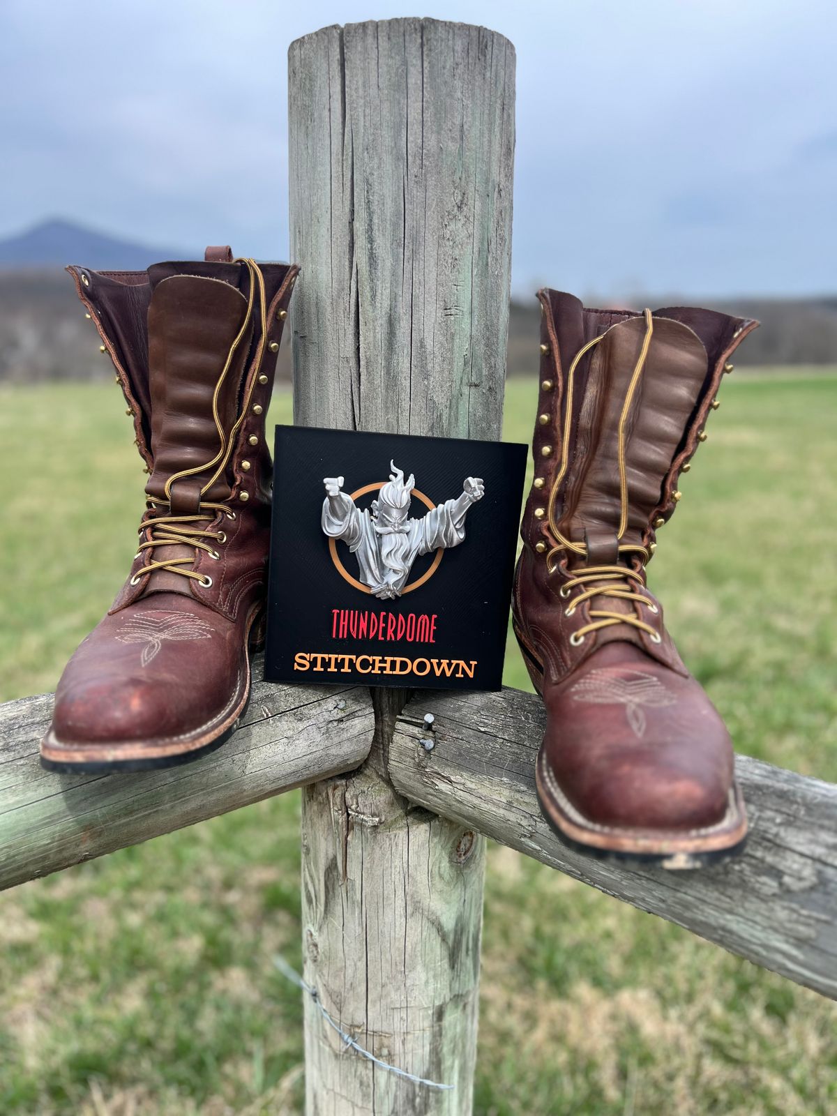 Photo by dieseldoc25 on March 20, 2026 of the Nicks Packer in Horween Timber Roanoke.