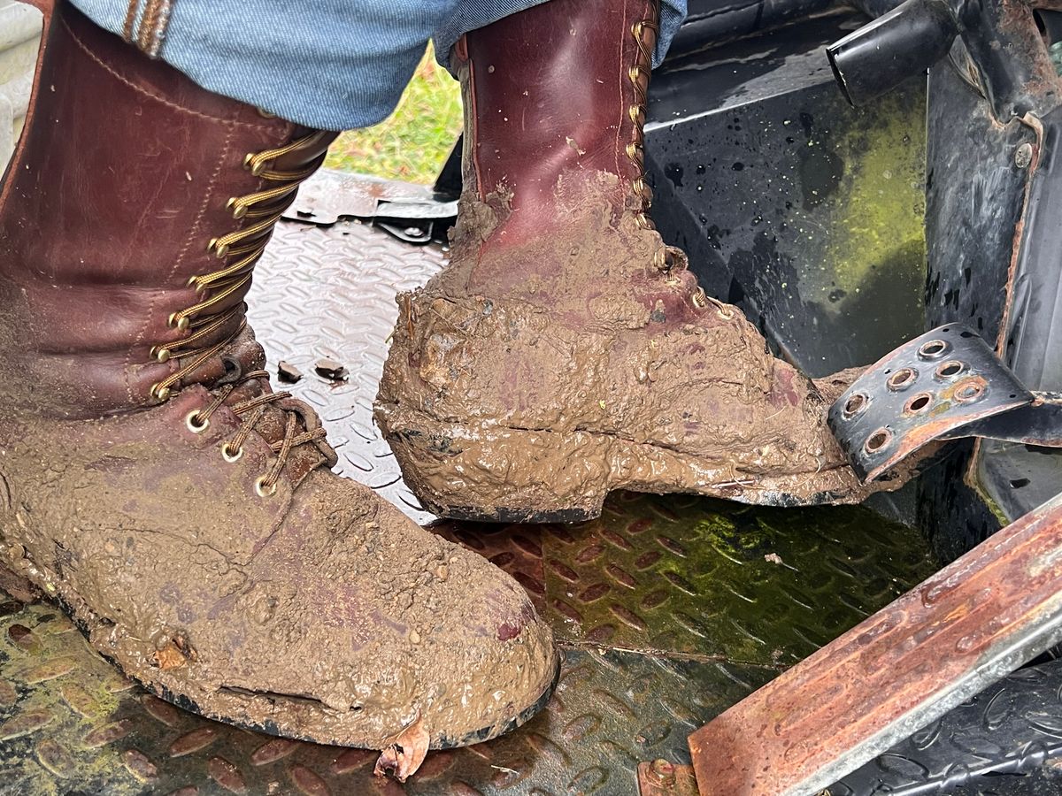 Photo by dieseldoc25 on March 27, 2026 of the Nicks Packer in Horween Timber Roanoke.