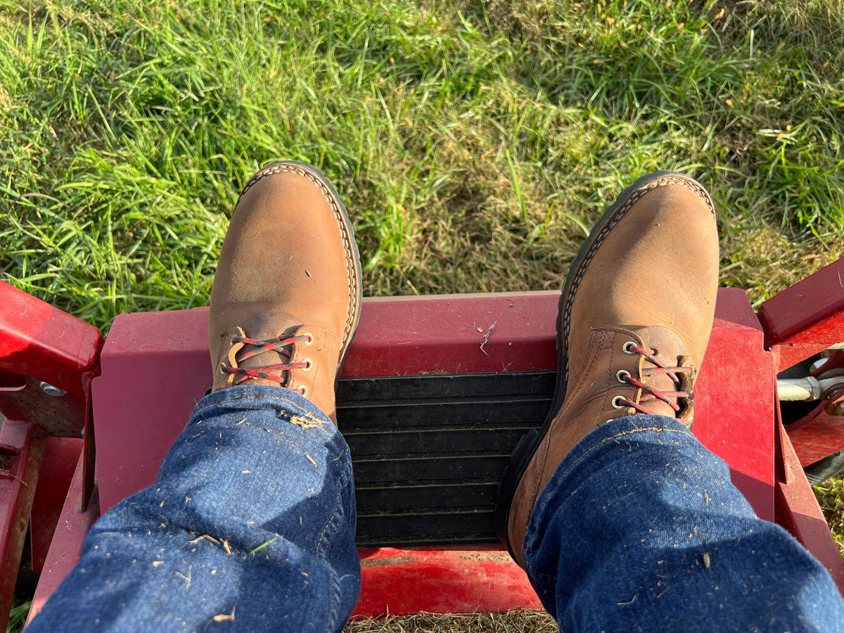 Photo by dieseldoc25 on October 11, 2025 of the Nicks MTO in Horween Whiskey Predator.