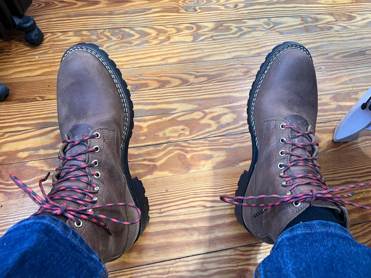Photo by dieseldoc25 on February 1, 2026 of the Nicks MTO in Horween Whiskey Predator.