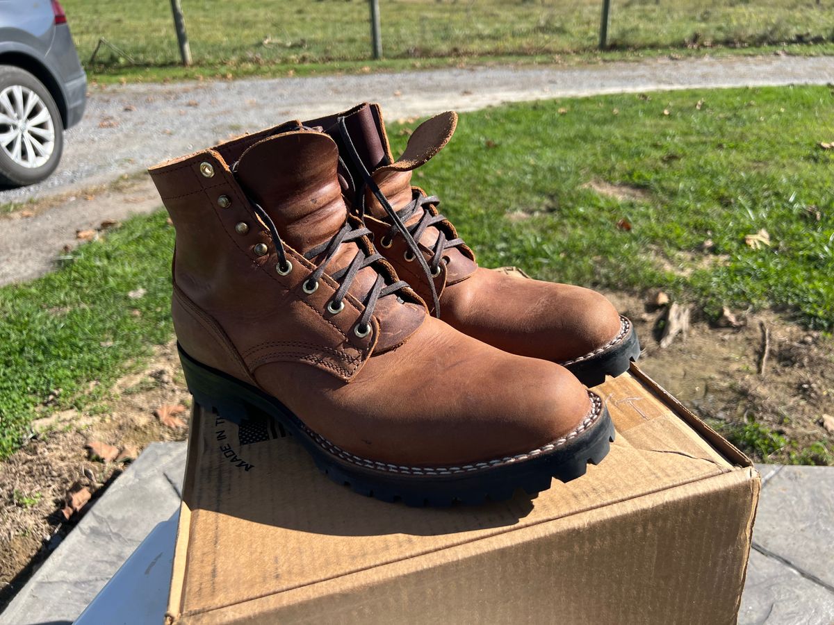 Photo by dieseldoc25 on October 3, 2025 of the Nicks MTO in Horween Whiskey Predator.
