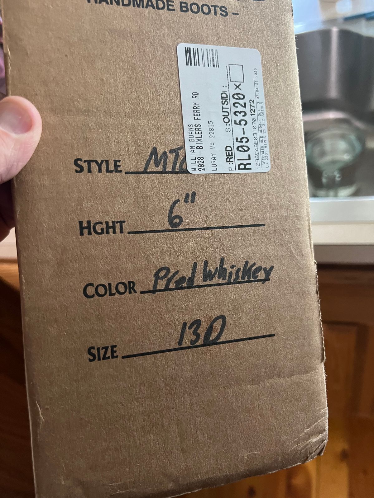 Photo by dieseldoc25 on October 3, 2025 of the Nicks MTO in Horween Whiskey Predator.