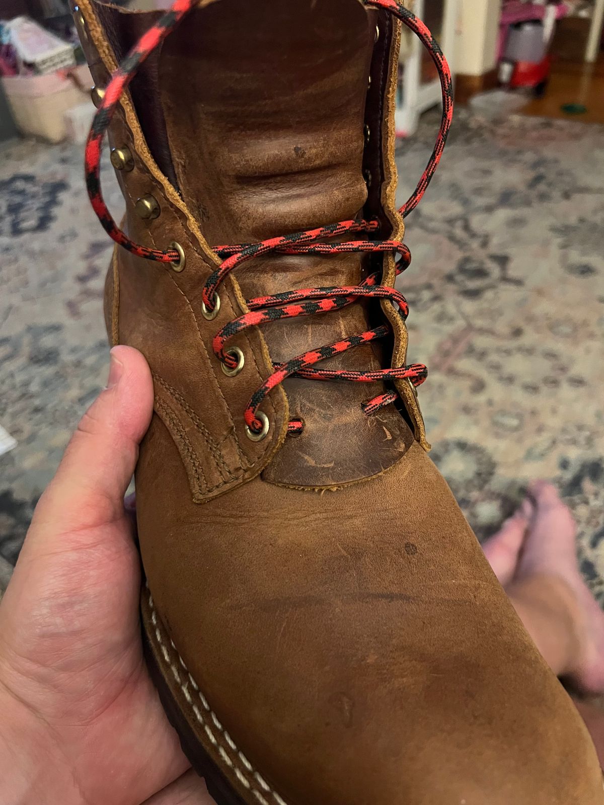 Photo by dieseldoc25 on October 5, 2025 of the Nicks MTO in Horween Whiskey Predator.