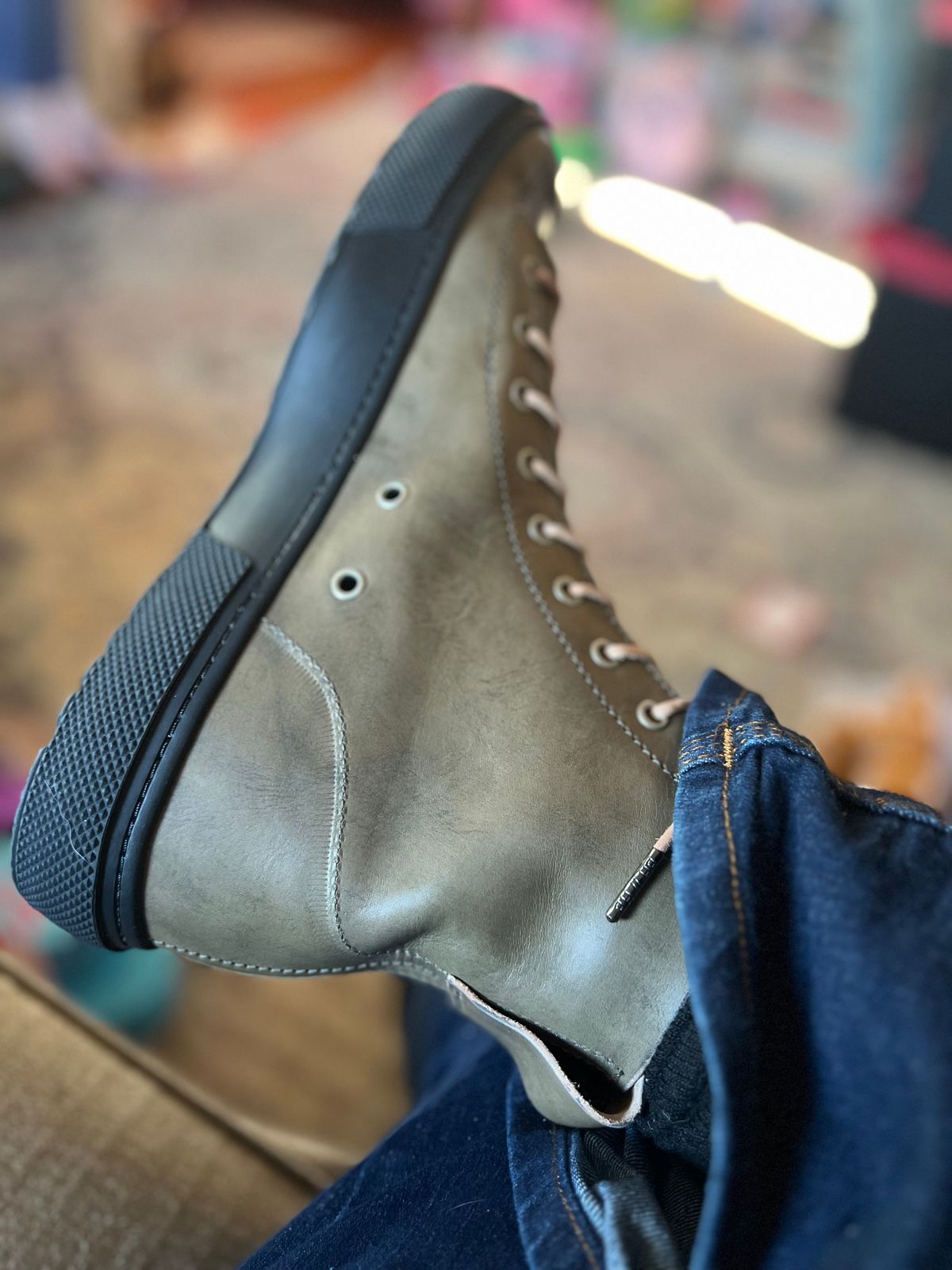 Photo by dieseldoc25 on April 20, 2026 of the BHHB Railtown Boot sneaker in Wickett & Craig Russet Traditional Harness.