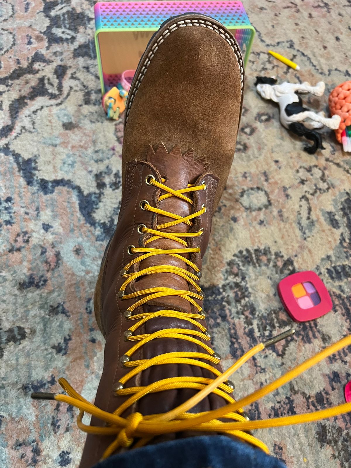 Photo by dieseldoc25 on October 18, 2025 of the Nicks BuilderPro in Seidel 1964 Brown & Seidel 1964 Brown Roughout.