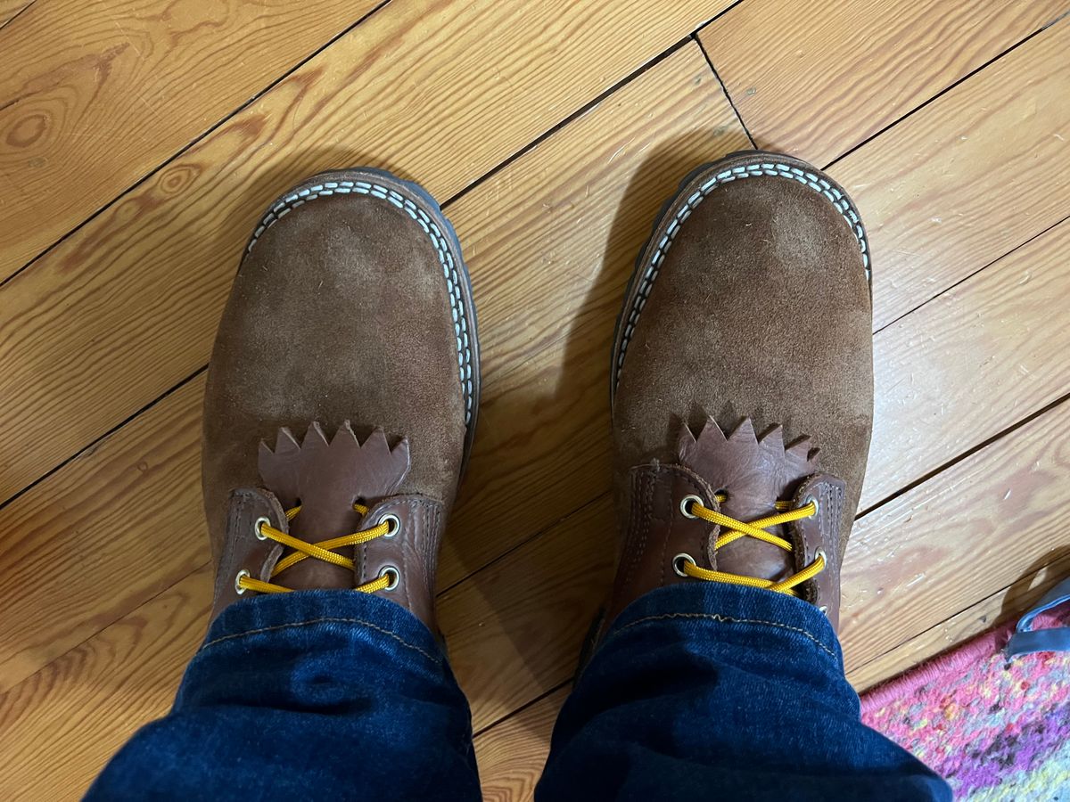 Photo by dieseldoc25 on October 18, 2025 of the Nicks BuilderPro in Seidel 1964 Brown & Seidel 1964 Brown Roughout.