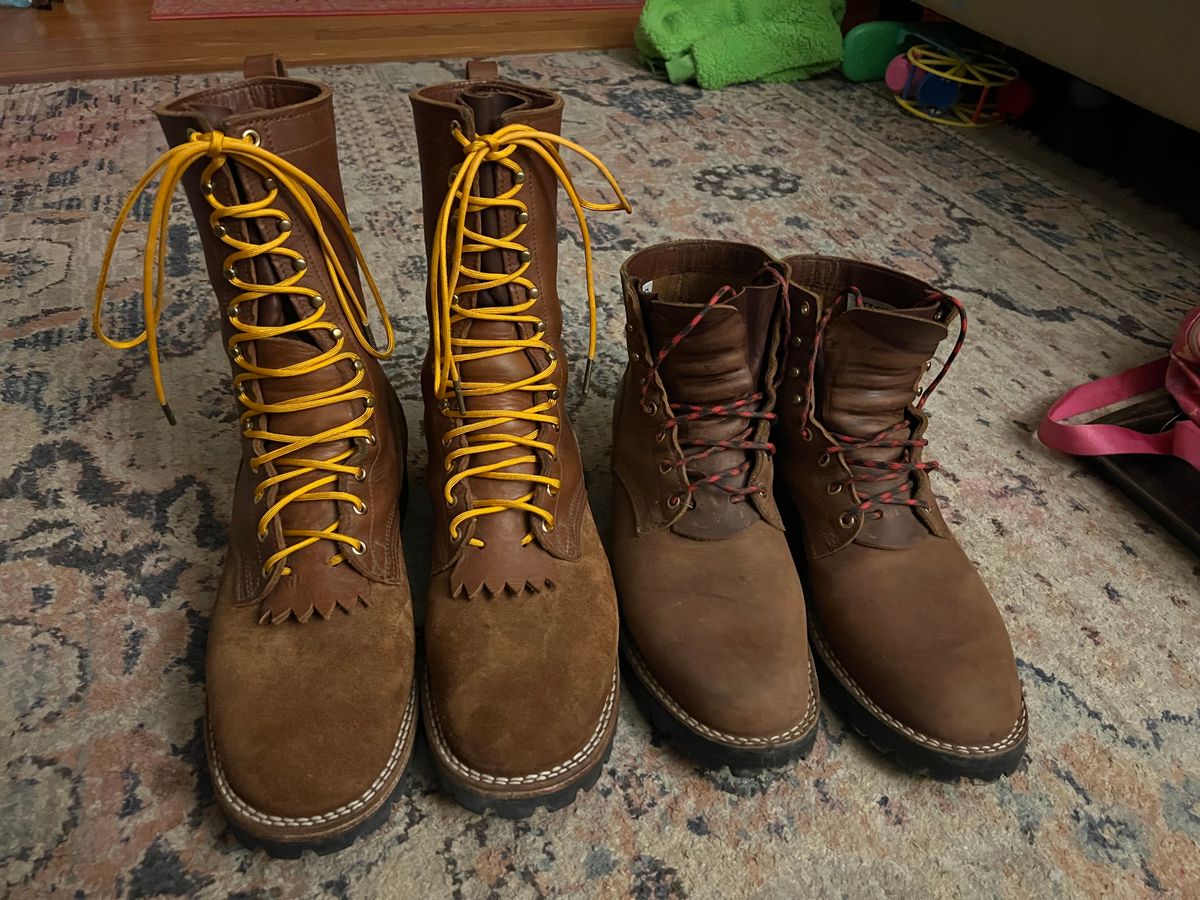 Photo by dieseldoc25 on October 18, 2025 of the Nicks BuilderPro in Seidel 1964 Brown & Seidel 1964 Brown Roughout.