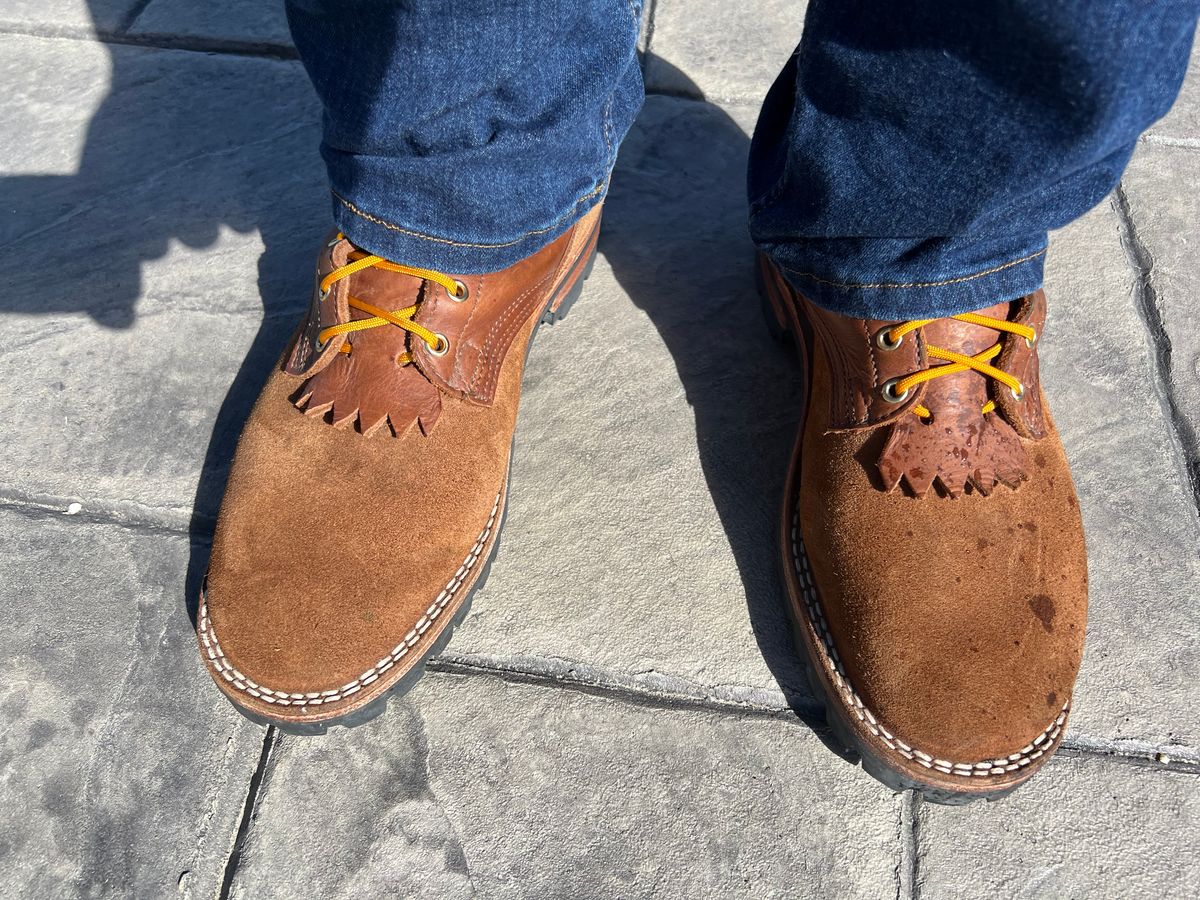 Photo by dieseldoc25 on October 18, 2025 of the Nicks BuilderPro in Seidel 1964 Brown & Seidel 1964 Brown Roughout.