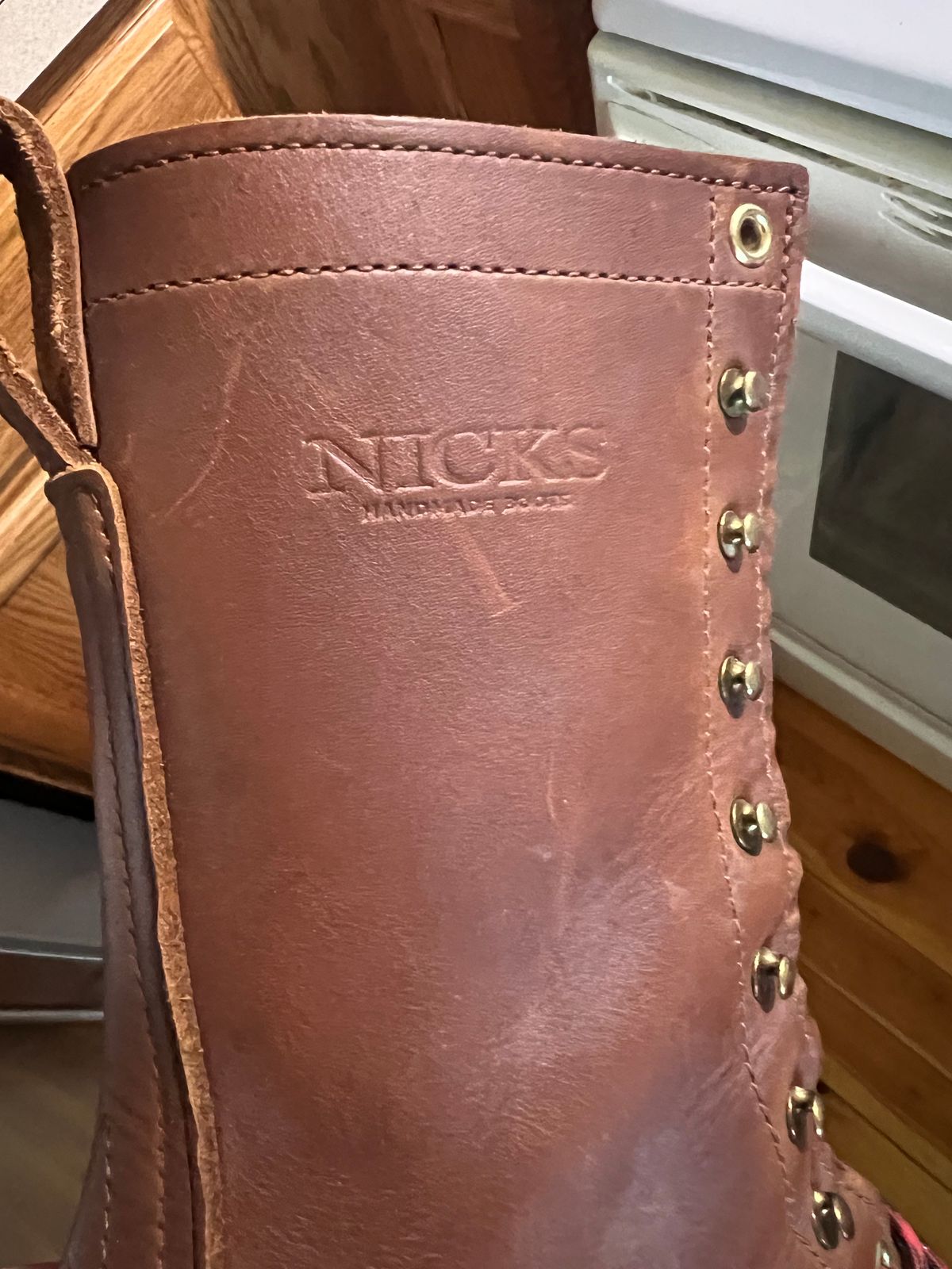 Photo by dieseldoc25 on August 28, 2025 of the Nicks BuilderPro in Seidel 1964 Brown & Seidel 1964 Brown Roughout.