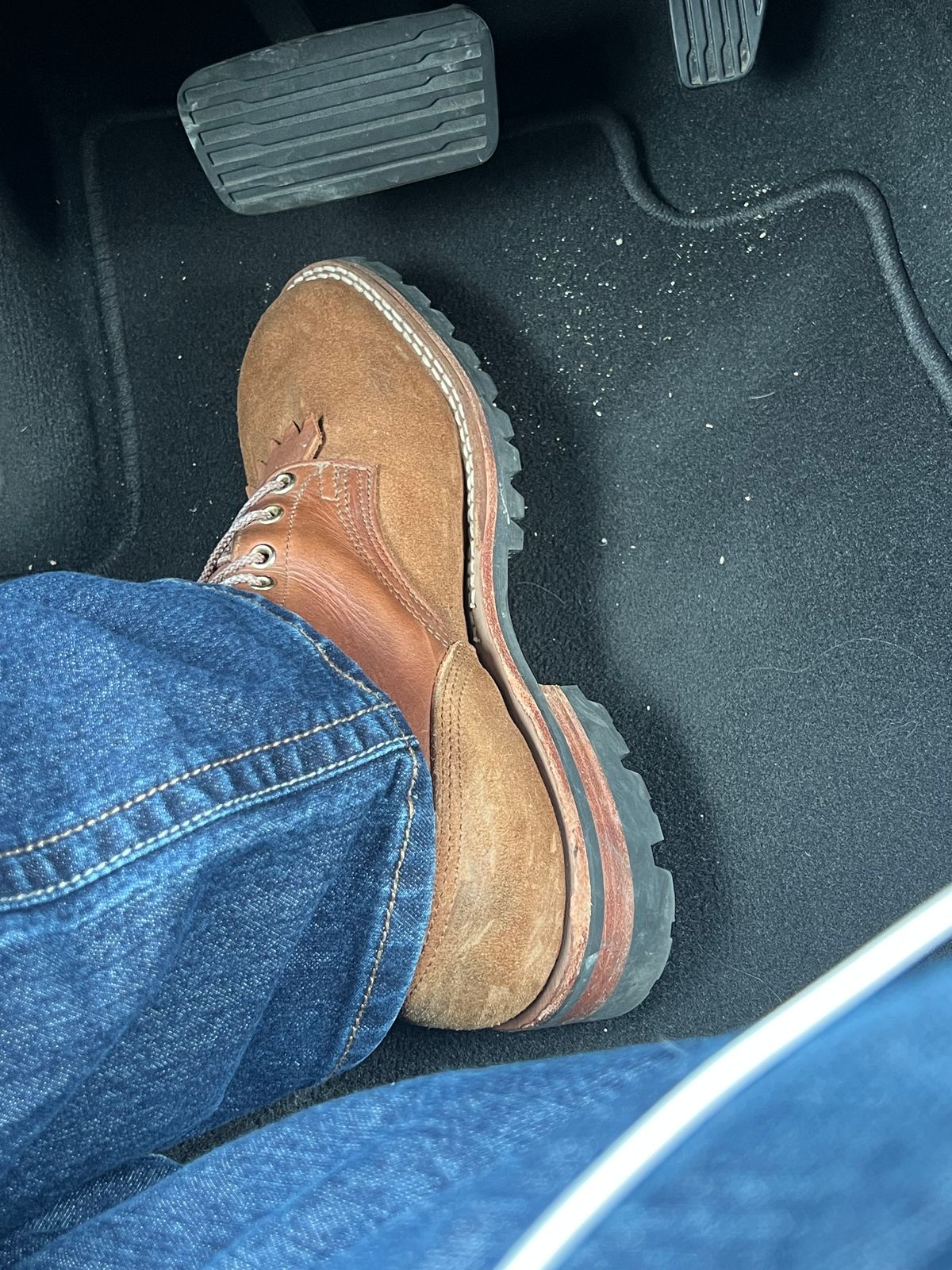 Photo by dieseldoc25 on October 15, 2025 of the Nicks BuilderPro in Seidel 1964 Brown & Seidel 1964 Brown Roughout.