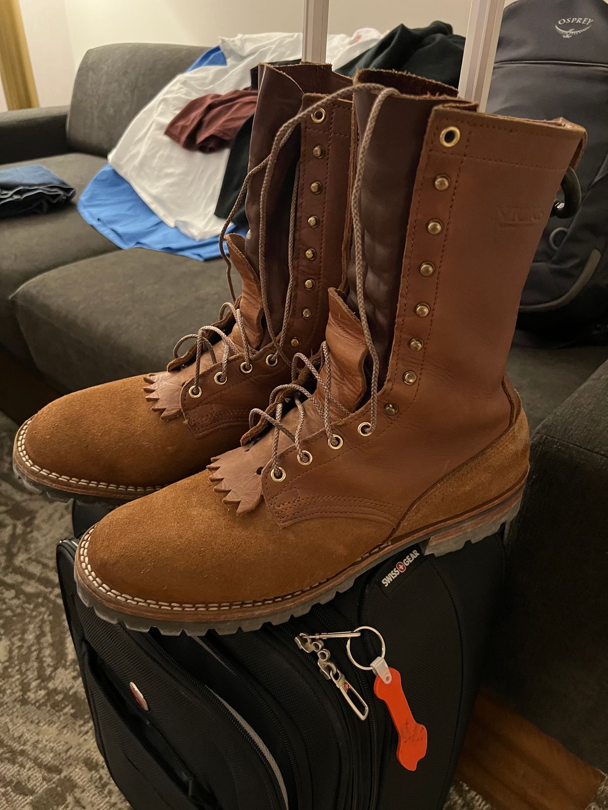 Photo by dieseldoc25 on October 17, 2025 of the Nicks BuilderPro in Seidel 1964 Brown & Seidel 1964 Brown Roughout.