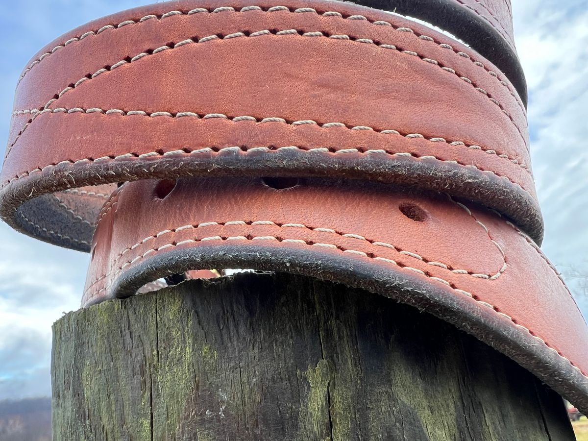 Photo by dieseldoc25 on December 2, 2025 of the Nicks Appaloosa Gunslinger in Wickett & Craig Natural Double Stuffed.