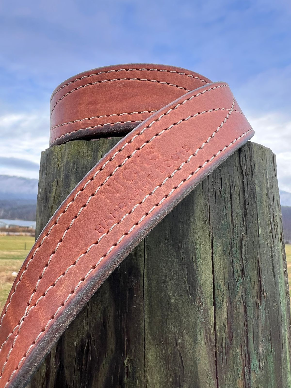 Photo by dieseldoc25 on December 2, 2025 of the Nicks Appaloosa Gunslinger in Wickett & Craig Natural Double Stuffed.