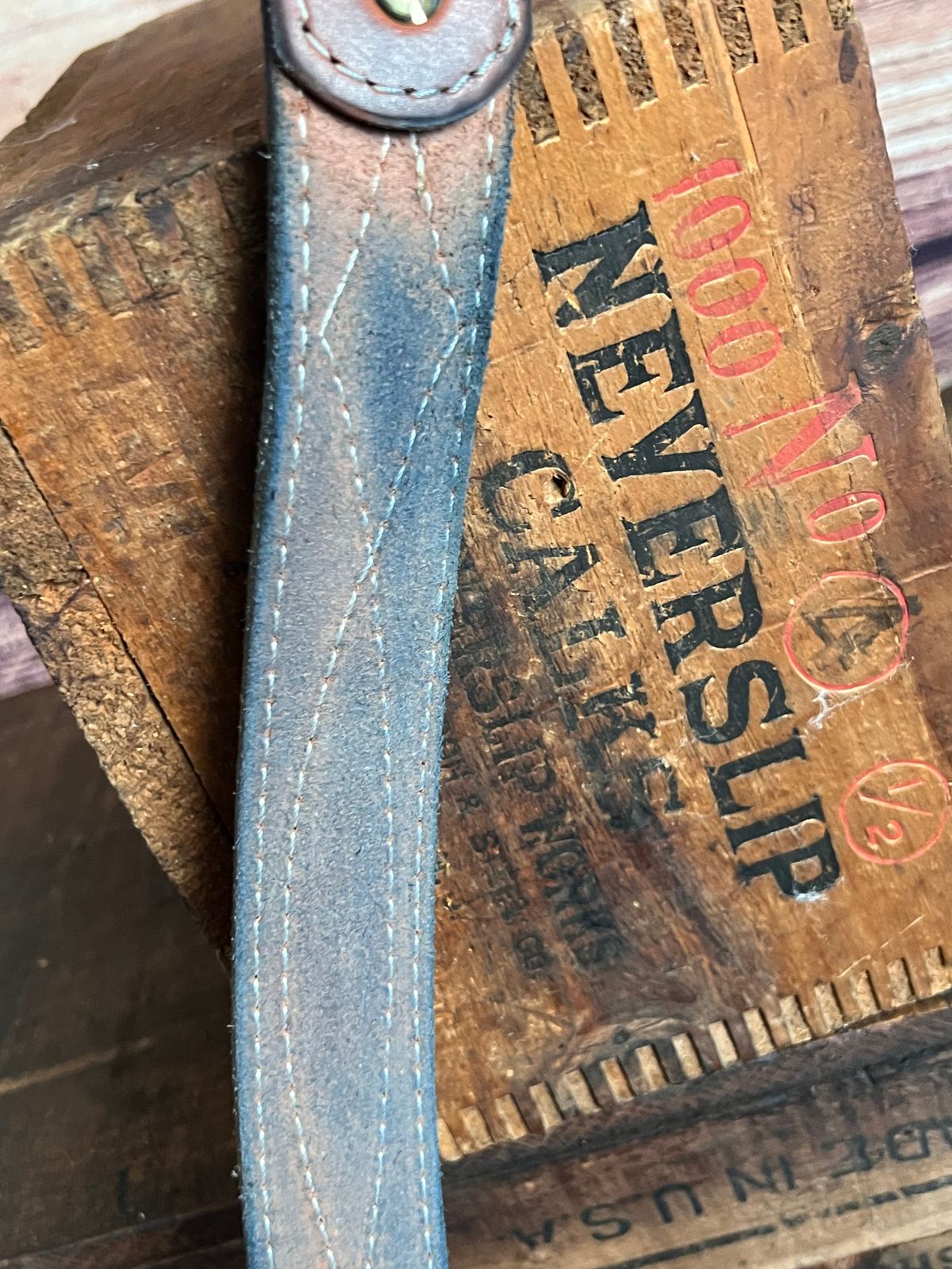 Photo by dieseldoc25 on January 2, 2026 of the Nicks Appaloosa Gunslinger in Wickett & Craig Natural Double Stuffed.