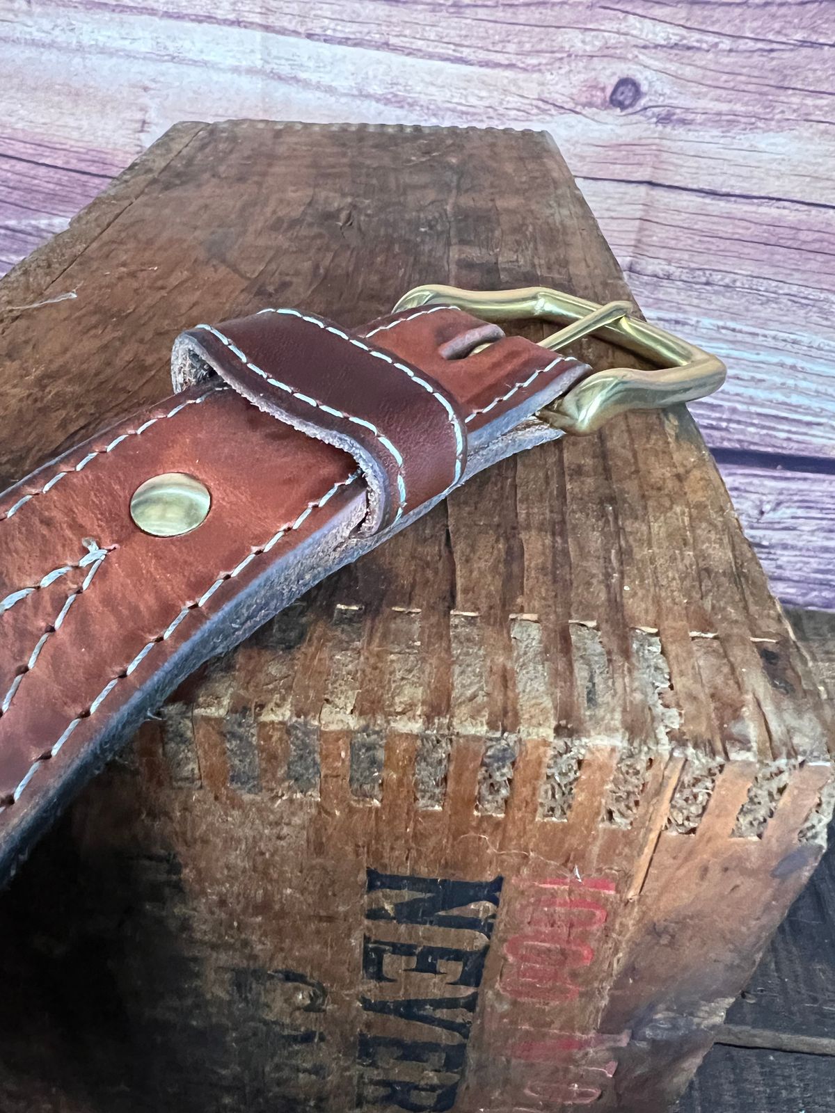 Photo by dieseldoc25 on January 2, 2026 of the Nicks Appaloosa Gunslinger in Wickett & Craig Natural Double Stuffed.