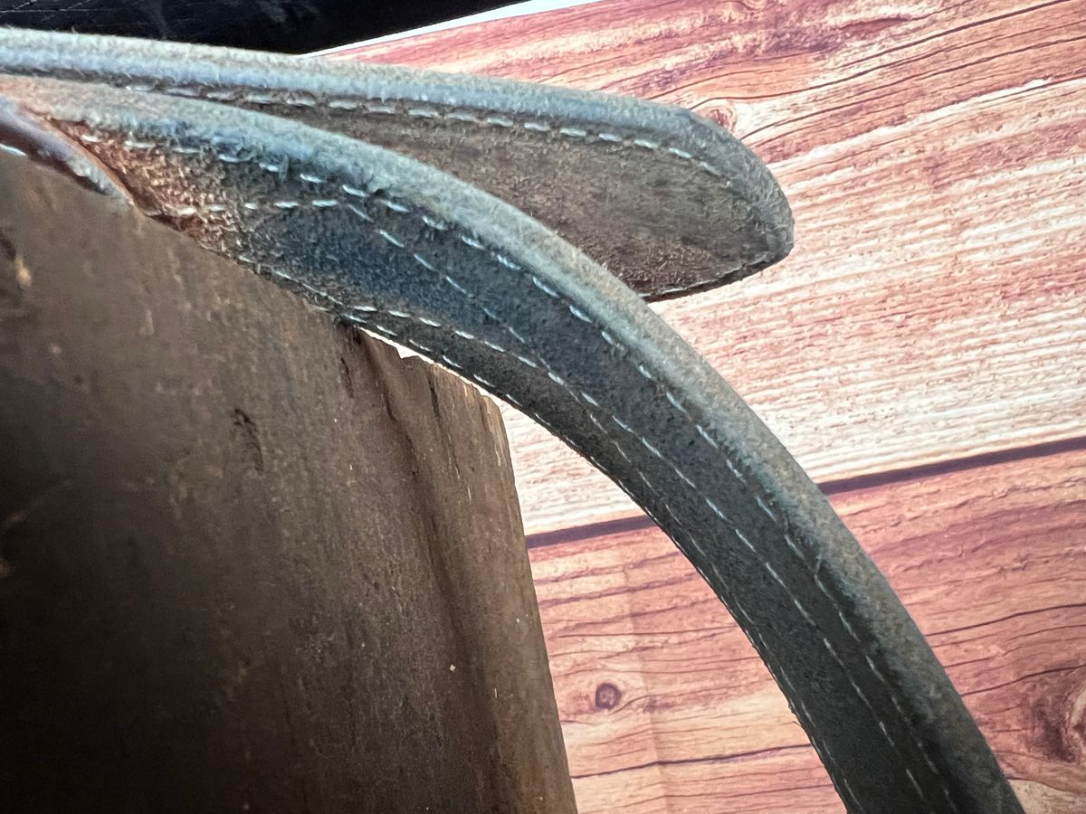 Photo by dieseldoc25 on February 3, 2026 of the Nicks Appaloosa Gunslinger in Wickett & Craig Natural Double Stuffed.