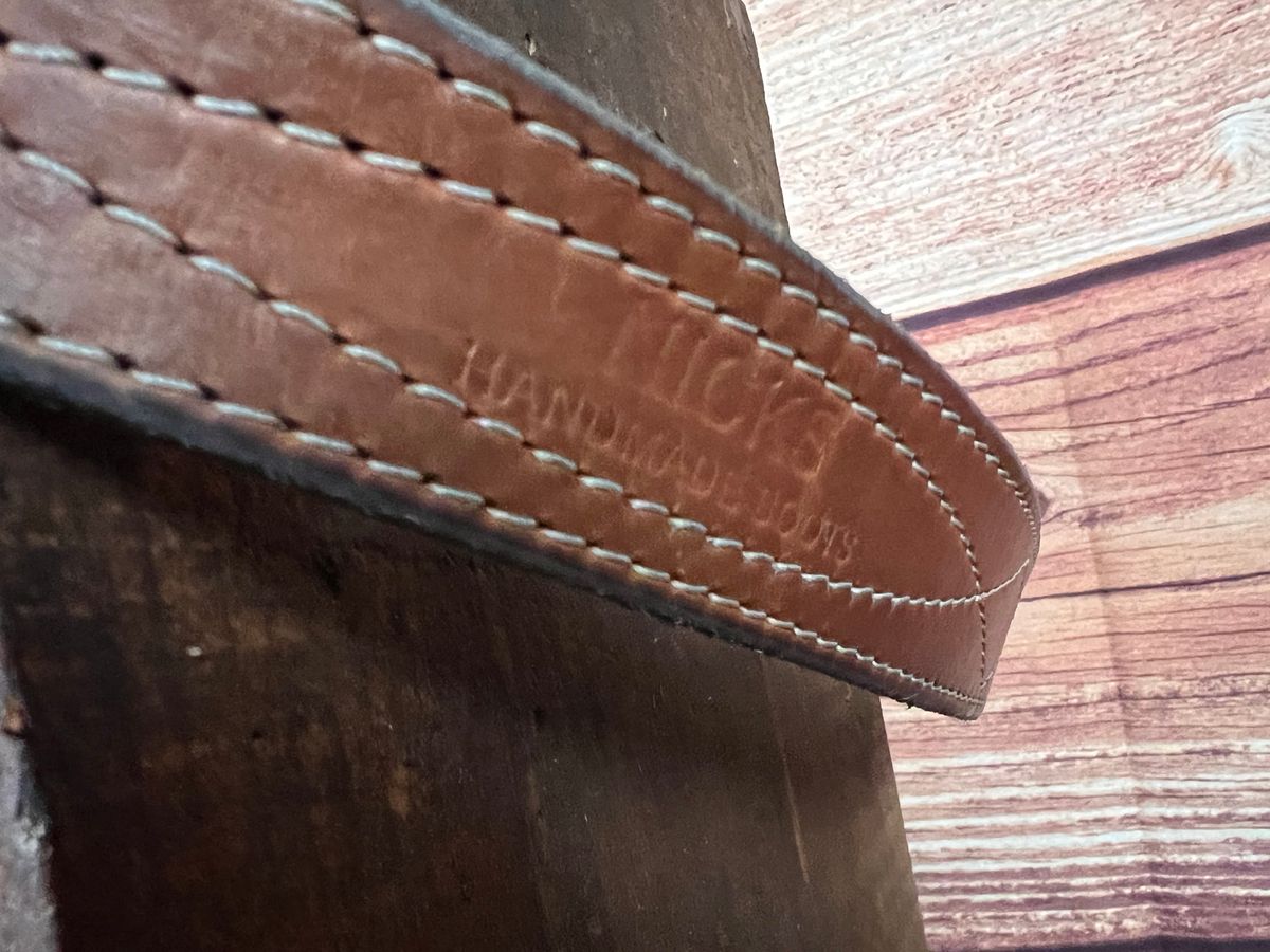 Photo by dieseldoc25 on February 3, 2026 of the Nicks Appaloosa Gunslinger in Wickett & Craig Natural Double Stuffed.