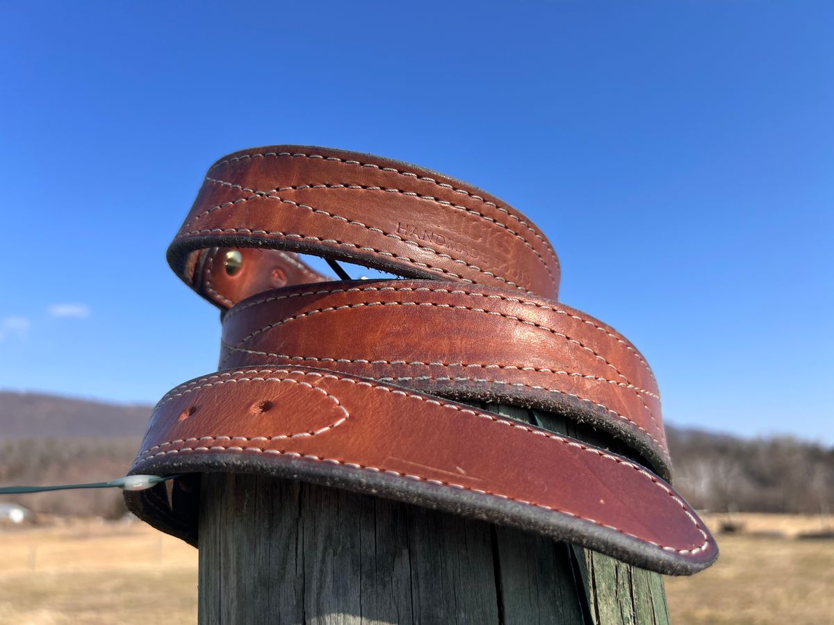 Photo by dieseldoc25 on March 1, 2026 of the Nicks Appaloosa Gunslinger in Wickett & Craig Natural Double Stuffed.