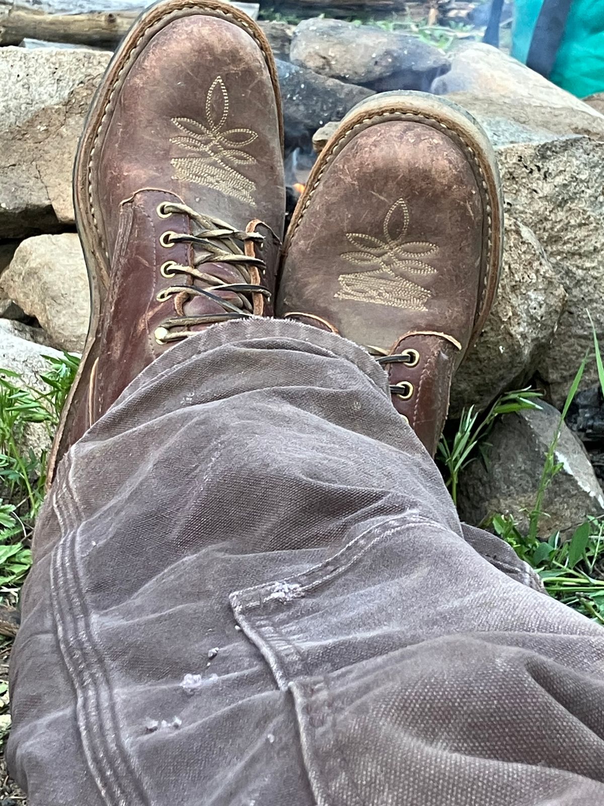 Photo by SCHorseshoe on May 22, 2026 of the White's Smokejumper in Seidel Red Dog Oil Tan.