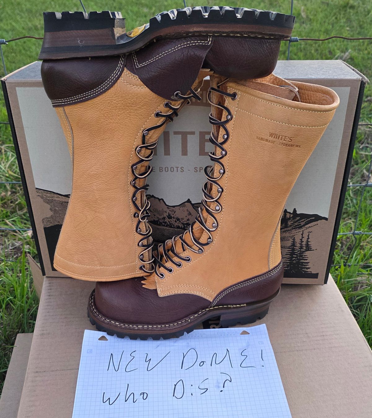 Photo by zestyclosemedicine on October 1, 2025 of the White's Longliner in Aztec Bullhide & Mustang Bullhide.
