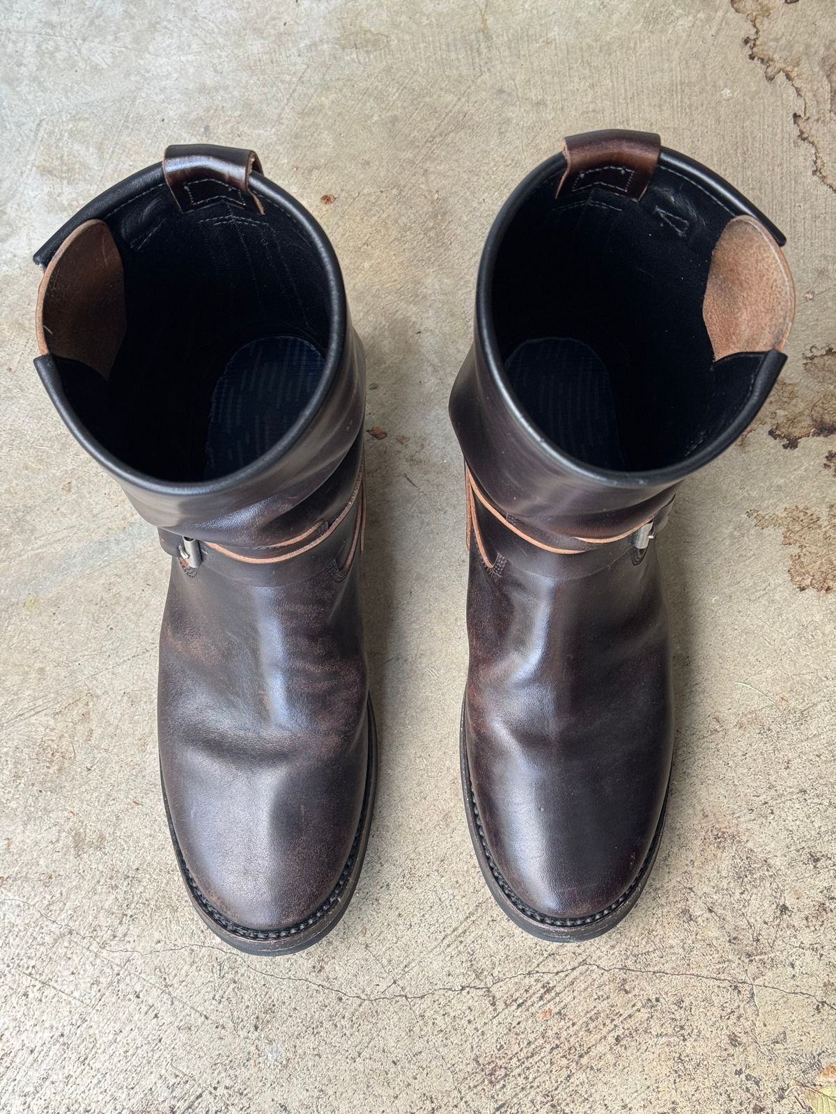 Photo by drmiles on March 5, 2026 of the Addict Boots AB-01 Engineer Boots in Maryam Black Horsebutt.