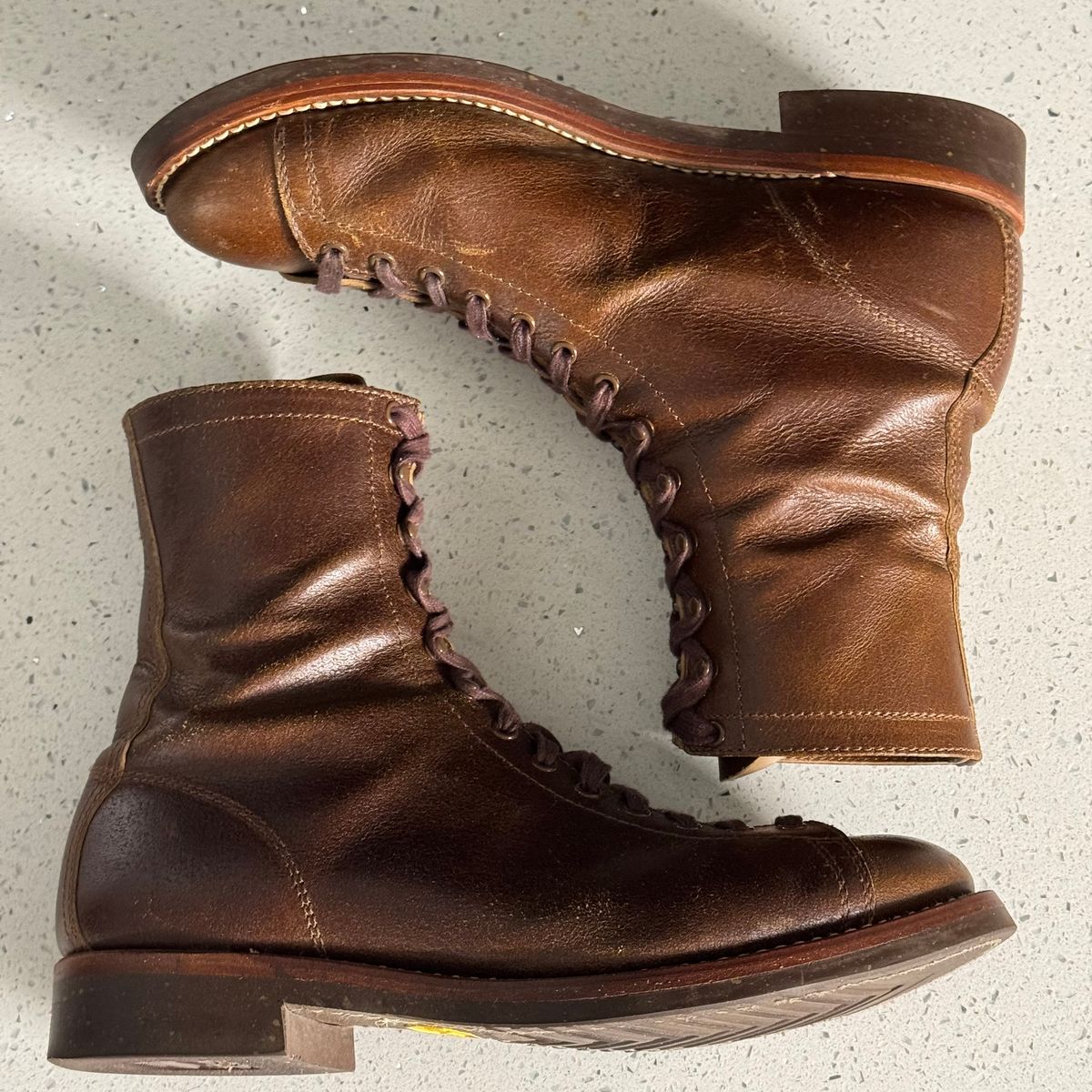 Photo by drmiles on March 30, 2026 of the John Lofgren Fieldmaster in Horween Havana SHF Horsehide.